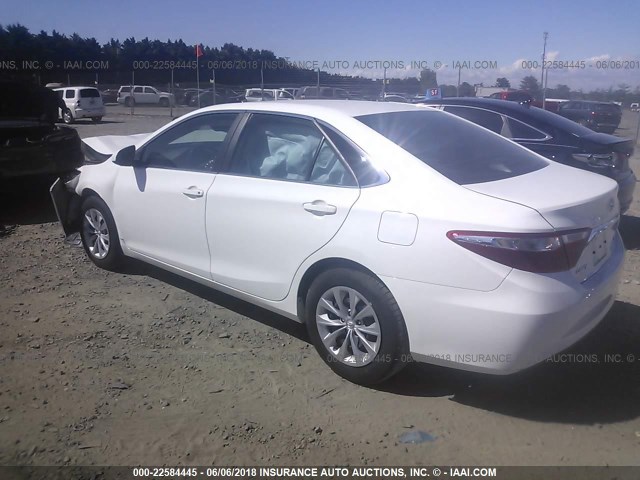 4T4BF1FK4GR556516 - 2016 TOYOTA CAMRY LE/XLE/SE/XSE 白色 照片 3