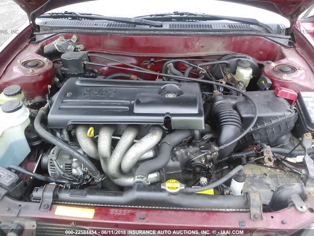 2T1BR12E2YC372633 - 2000 TOYOTA COROLLA VE/CE/LE 勃艮第红 照片 10