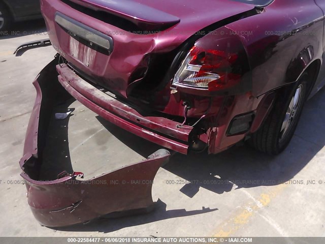 2G2WP522951151744 - 2005 PONTIAC GRAND PRIX MAROON photo 6