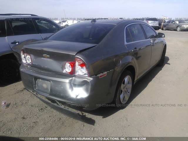 1G1ZB5E08CF166381 - 2012 CHEVROLET MALIBU LS 棕色 照片 4