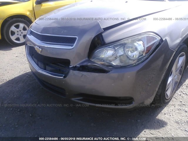 1G1ZB5E08CF166381 - 2012 CHEVROLET MALIBU LS 棕色 照片 6
