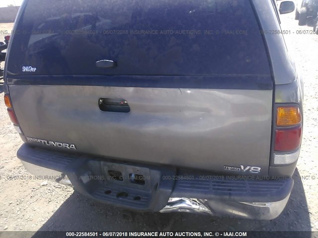 5TBRT34143S391487 - 2003 TOYOTA TUNDRA ACCESS CAB SR5 GRAY photo 6