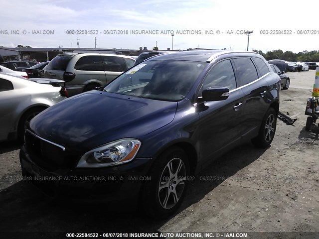 YV4902DZ0C2283856 - 2012 VOLVO XC60 T6 Dark Blue photo 2