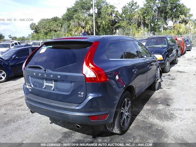 YV4902DZ0C2283856 - 2012 VOLVO XC60 T6 Dark Blue photo 4