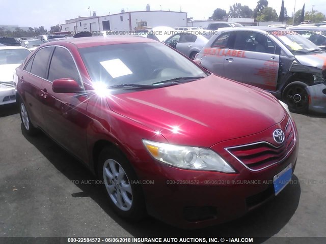 4T1BF3EK3BU659345 - 2011 TOYOTA CAMRY SE/LE/XLE 红色 照片 1