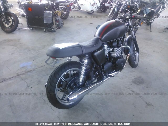 SMT900K17ET653168 - 2014 TRIUMPH MOTORCYCLE BONNEVILLE BLACK photo 4