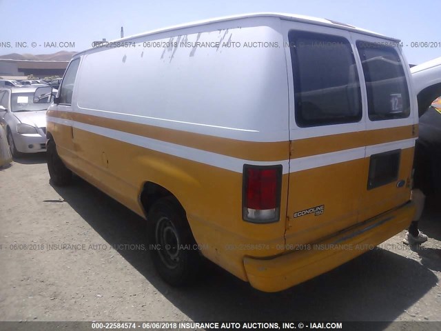 1FTEE1425VHA08600 - 1997 FORD ECONOLINE E150 VAN WHITE photo 3