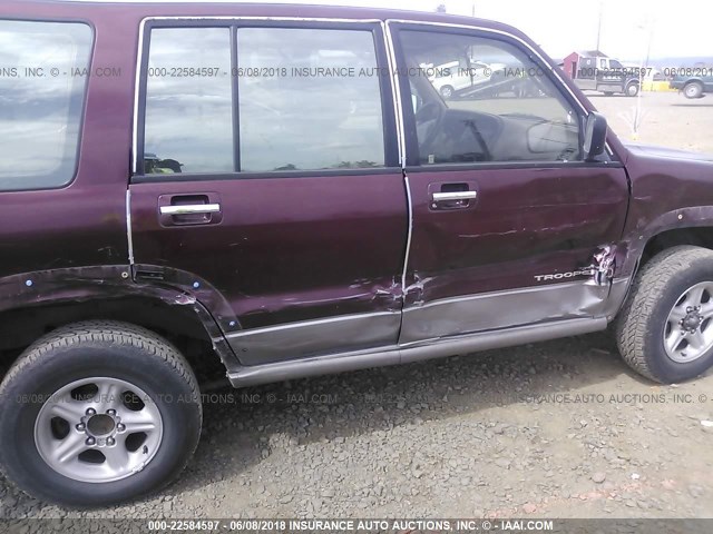 JACDJ58X627J04062 - 2002 ISUZU TROOPER S/LS/LIMITED 勃艮第红 照片 6