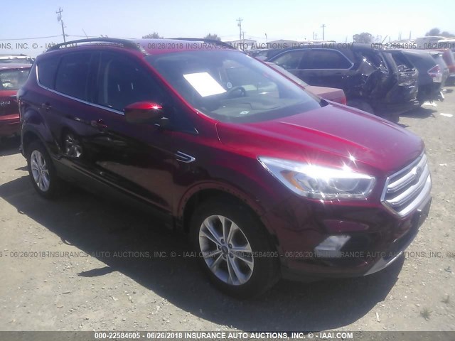 1FMCU0GD0HUC80643 - 2017 FORD ESCAPE SE RED photo 1