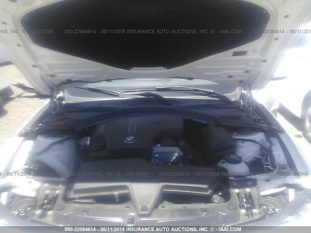 WBA3C1C54FP851460 - 2015 BMW 328 I SULEV WHITE photo 10