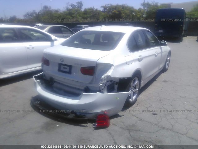 WBA3C1C54FP851460 - 2015 BMW 328 I SULEV WHITE photo 4