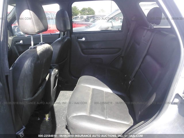 1FMCU94158KC01185 - 2008 FORD ESCAPE LIMITED GRAY photo 8