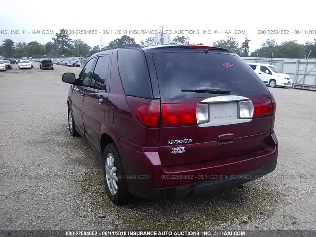 3G5DB03L86S542196 - 2006 BUICK RENDEZVOUS CX/CXL RED photo 3