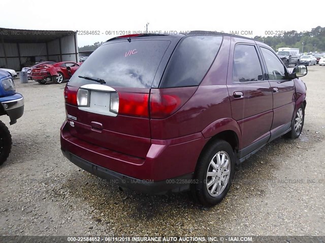 3G5DB03L86S542196 - 2006 BUICK RENDEZVOUS CX/CXL RED photo 4