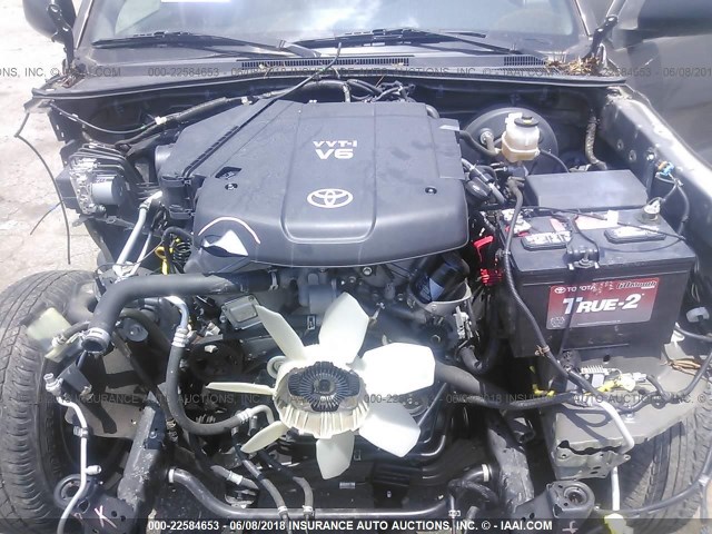 5TEJU4GN5AZ711888 - 2010 TOYOTA TACOMA DOUBLE CAB PRERUNNER GOLD photo 10