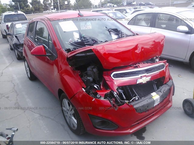 KL8CD6S93DC566733 - 2013 CHEVROLET SPARK 1LT RED photo 1