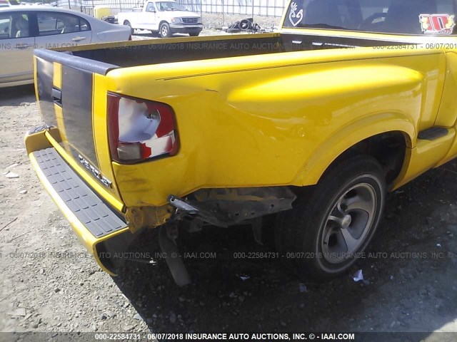 1GCCS145228233353 - 2002 CHEVROLET S TRUCK S10 YELLOW photo 6