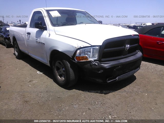 3C6JD6DP6CG222889 - 2012 DODGE RAM 1500 ST WHITE photo 6