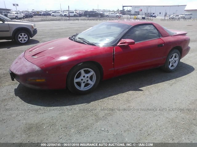 2G2FS22S5R2243933 - 1994 PONTIAC FIREBIRD RED photo 2