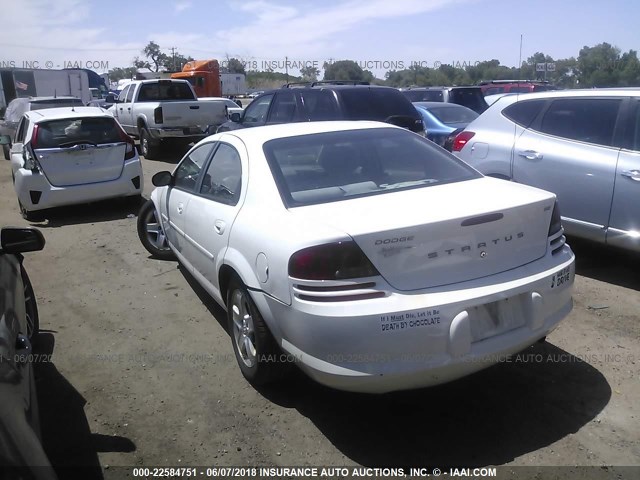 1B3EL46X42N236683 - 2002 DODGE STRATUS SE PLUS WHITE photo 3