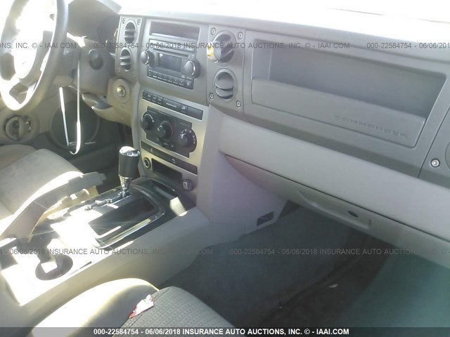 1J8HG48K86C235452 - 2006 JEEP COMMANDER ოქროსფერი ფოტო 5