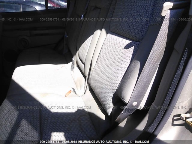 1J8HG48K86C235452 - 2006 JEEP COMMANDER ოქროსფერი ფოტო 8