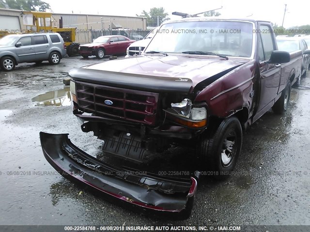 1FTDF15YXPNA81042 - 1993 FORD F150 RED photo 6