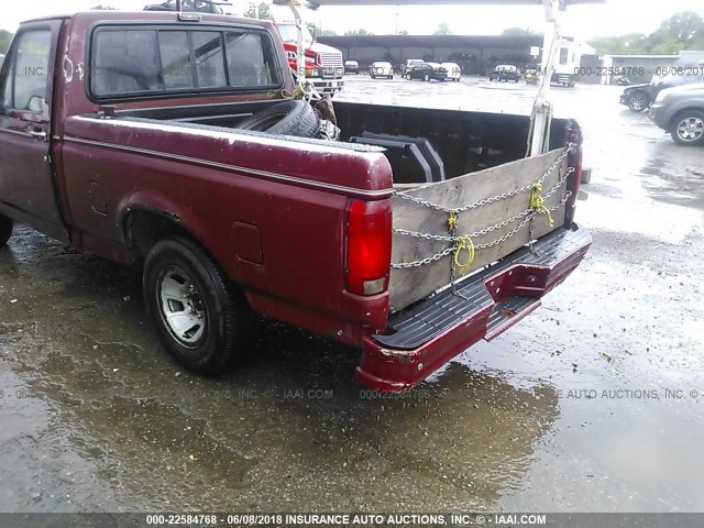 1FTDF15YXPNA81042 - 1993 FORD F150 RED photo 8