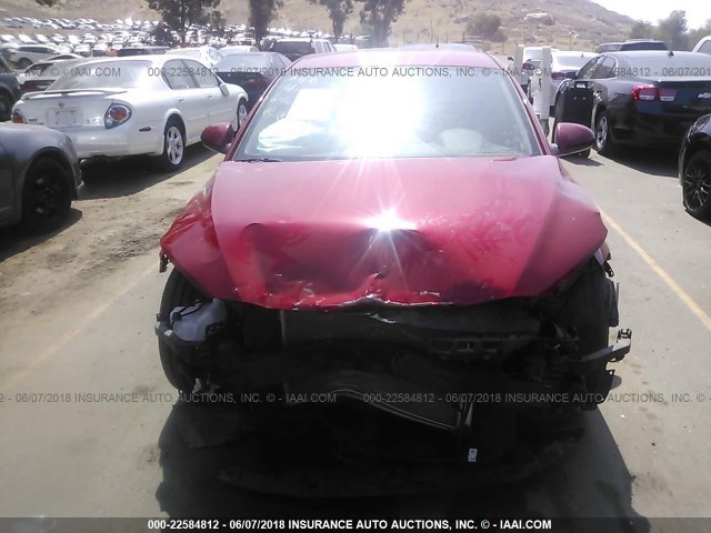 KMHD84LF3JU474905 - 2018 HYUNDAI ELANTRA SEL/VALUE/LIMITED RED photo 6