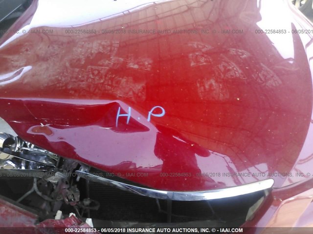 4T1CE38P86U683399 - 2006 TOYOTA CAMRY SOLARA SE/SLE წითელი ფოტო 10