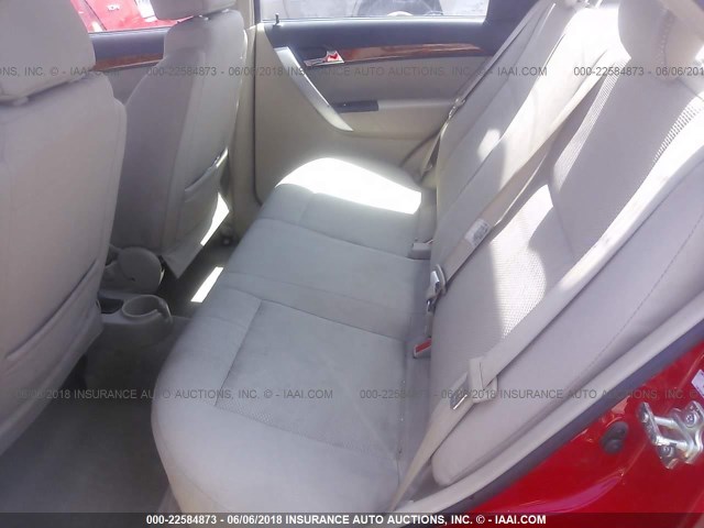 KL1TD5DE7BB159875 - 2011 CHEVROLET AVEO LS/LT 红色 照片 8