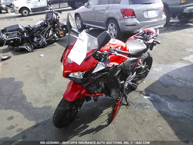 MLHPC4413D5002654 - 2013 HONDA CBR500 R RED photo 2