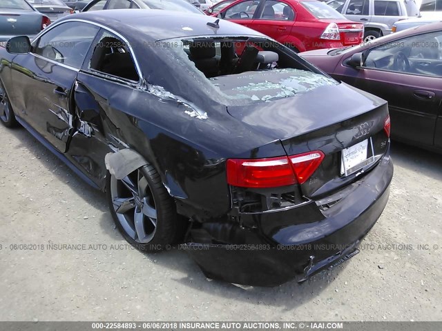 WAUDK78T19A027568 - 2009 AUDI A5 QUATTRO BLACK photo 6