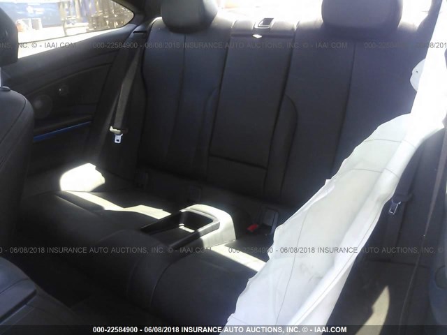 WBA3N3C54FK233008 - 2015 BMW 428 I ლურჯი ფოტო 8