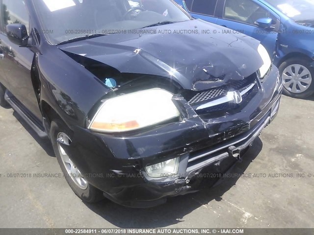 2HNYD18812H522023 - 2002 ACURA MDX TOURING BLACK photo 6