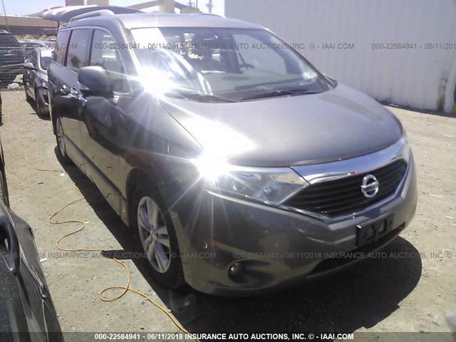 JN8AE2KP8E9101905 - 2014 NISSAN QUEST S/SV/SL/LE GRAY photo 1