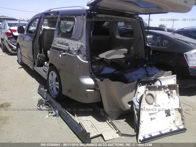 JN8AE2KP8E9101905 - 2014 NISSAN QUEST S/SV/SL/LE GRAY photo 6