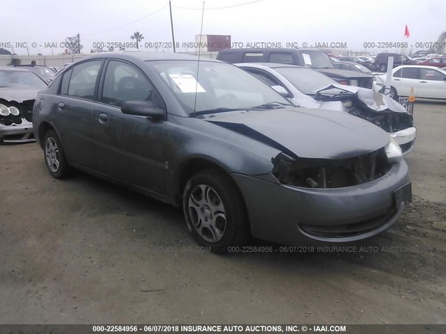 1G8AJ52F64Z230752 - 2004 SATURN ION LEVEL 2 GRAY photo 1