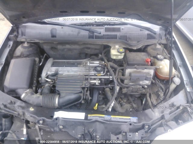 1G8AJ52F64Z230752 - 2004 SATURN ION LEVEL 2 GRAY photo 10