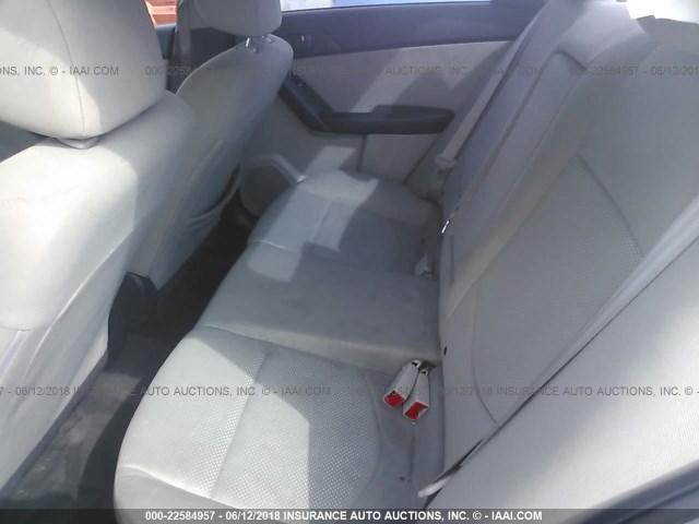 KNAFU4A20A5180247 - 2010 KIA FORTE EX SILVER photo 8