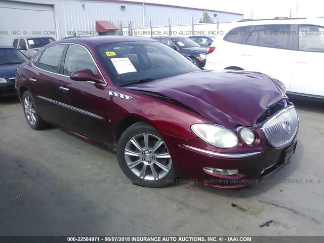 2G4WN58C681161942 - 2008 BUICK LACROSSE SUPER SERIES RED photo 1