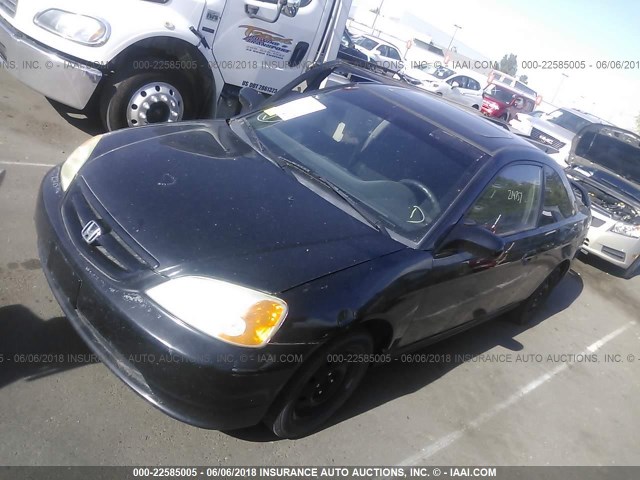 1HGEM229X3L062270 - 2003 HONDA CIVIC EX BLACK photo 6