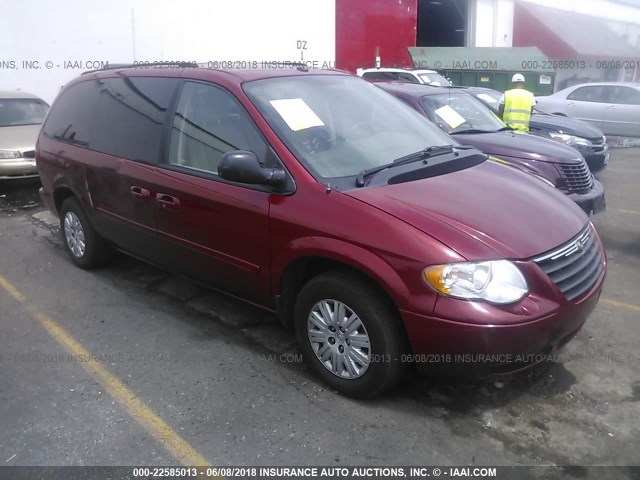 2A4GP44RX7R248745 - 2007 CHRYSLER TOWN & COUNTRY LX RED photo 1