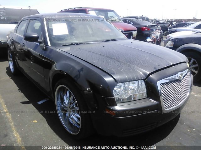 2C3KA43R76H169092 - 2006 CHRYSLER 300 BLACK photo 1