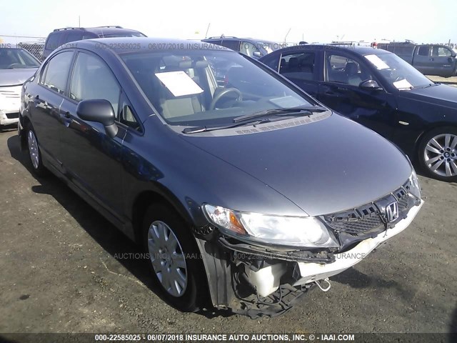 2HGFA16329H329680 - 2009 HONDA CIVIC VP GRAY photo 1