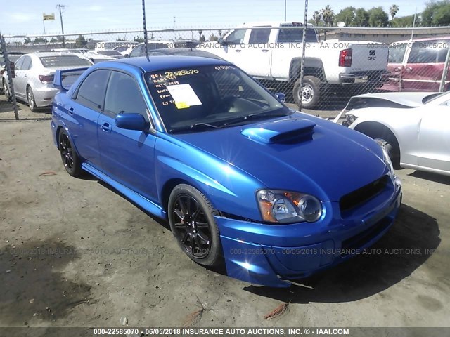 JF1GD70605L522767 - 2005 SUBARU IMPREZA WRX STI BLUE photo 1