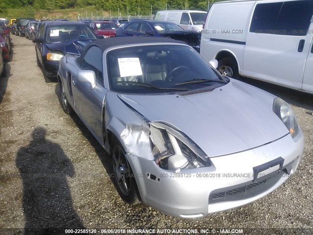 JTDFR320820050646 - 2002 TOYOTA MR2 SPYDER SILVER photo 6