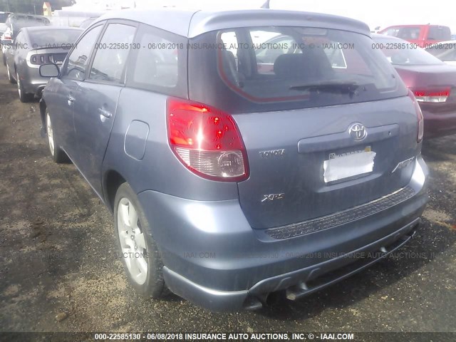 2T1KY32E24C196949 - 2004 TOYOTA COROLLA MATRIX XRS BLUE photo 3