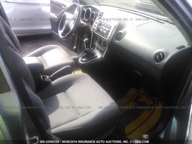 2T1KY32E24C196949 - 2004 TOYOTA COROLLA MATRIX XRS BLUE photo 5