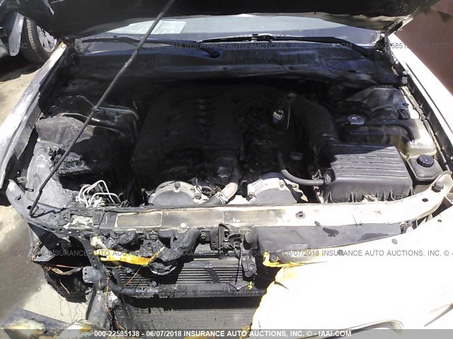 2B3KA43GX8H196690 - 2008 DODGE CHARGER WHITE photo 10